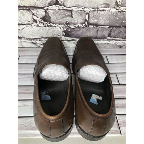 BOSS Hugo Boss Brown Leather Slip On Loafers Dress Shoes Men’s Sz 10.5M US/44EU main image 16
